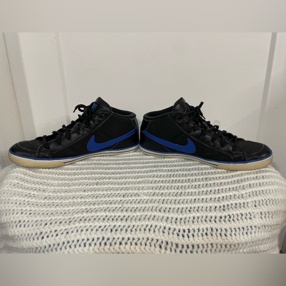 Nike Capri Mid Black/Blue Sneakers Men’s SIZE 10 407983-063 - Picture 4 of 7